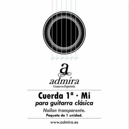 Cuerda guitarra 1ª mi admira clásica