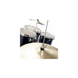 Batería mapex tornado negra con platos