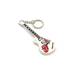 Llavero guitarra rolling stones - tribute (madera)