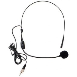 Micrófono de cabeza negro ek