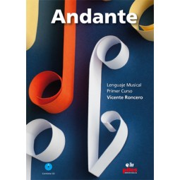 Andante lenguaje musical E. Elementales 1 + cd - Roncero, Vicente