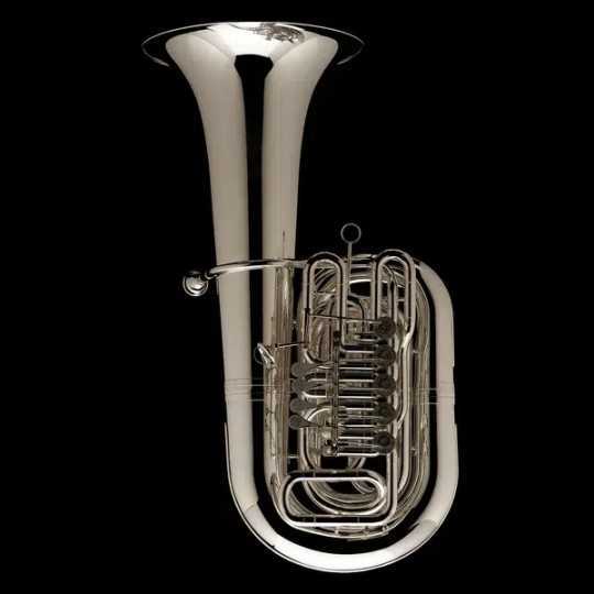Tuba en Do Wessex Mahler plateada 5 cilindros TC470s