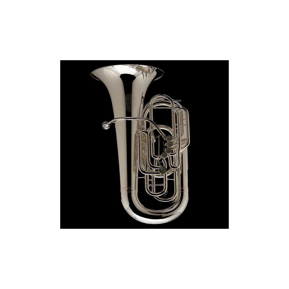 Tuba wessex en mib gnagey Plateada 4+1