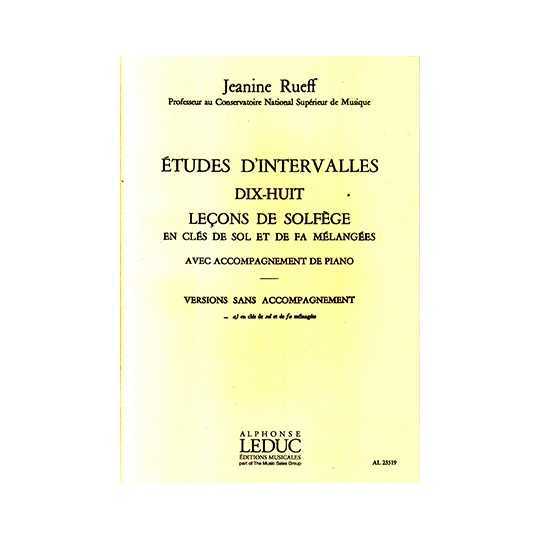 18 estudios de intervalos con 2 claves sin ac. - Jeanine Rueff