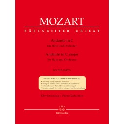Andante DO M K.V.315 flauta Urtext - Mozart W.A. (Barenreiter)