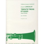 33 ESTUDIOS FÁCILES PARA CLARINETE VOLUMEN 2 - LANCELOT