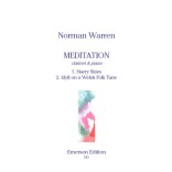 Meditation para clarinete y piano - Norman Warren (Emerson)