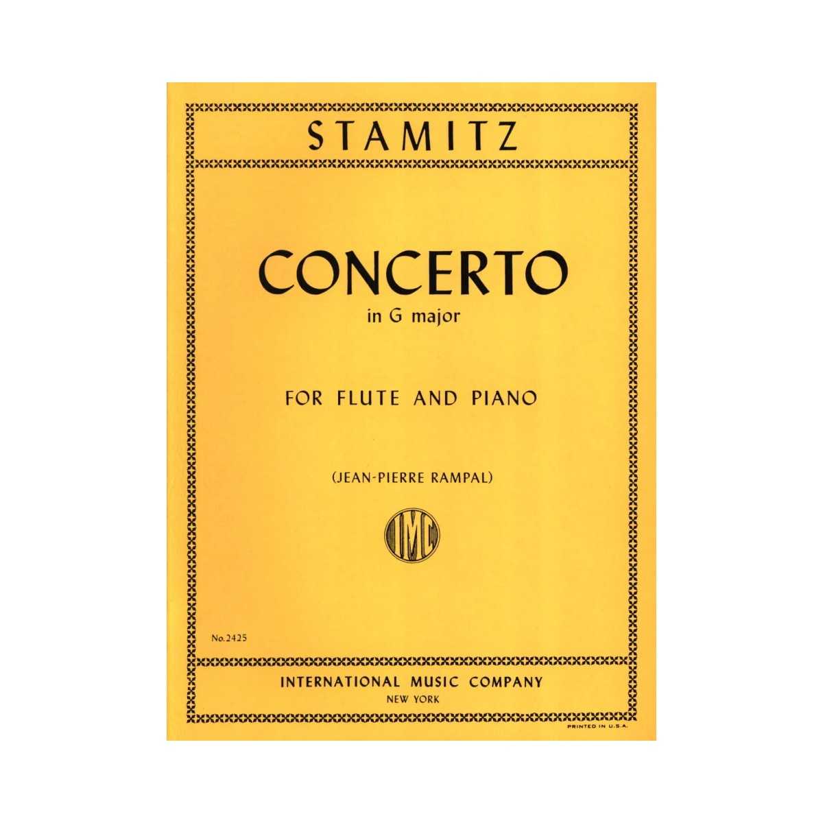Concierto en Sol Mayor para flauta y piano Op. 29 - Stamitz, Carl/Rampal