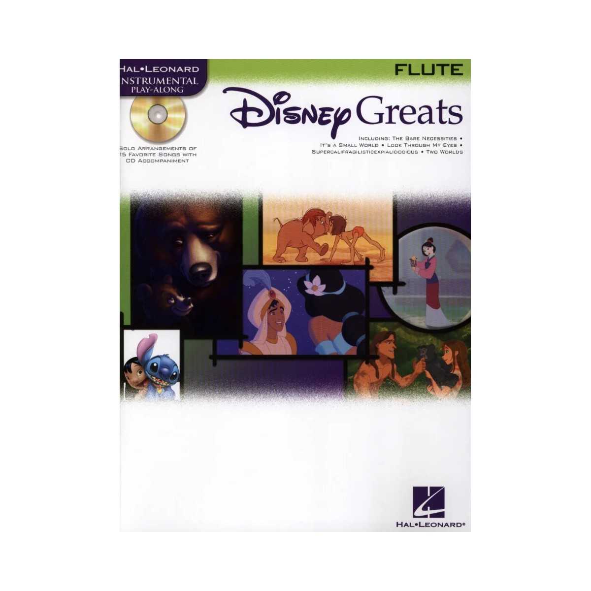 Libro Disney greats para flauta con audio