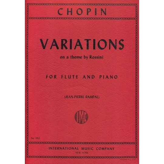 Variaciones sobre un tema de Rossini para flauta y piano - Chopin