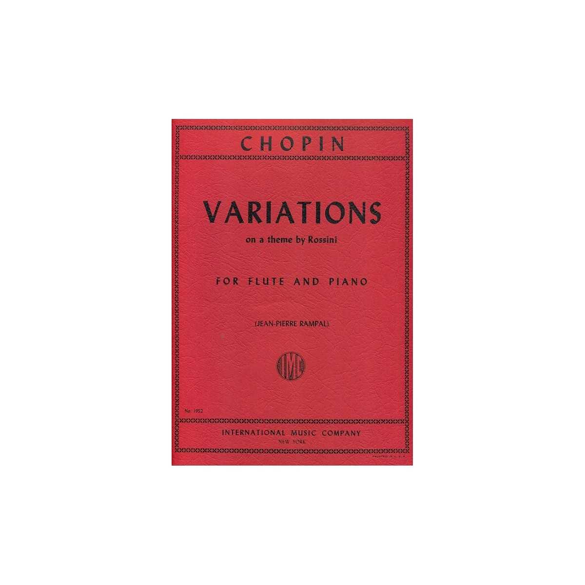 Variaciones sobre un tema de Rossini para flauta y piano - Chopin
