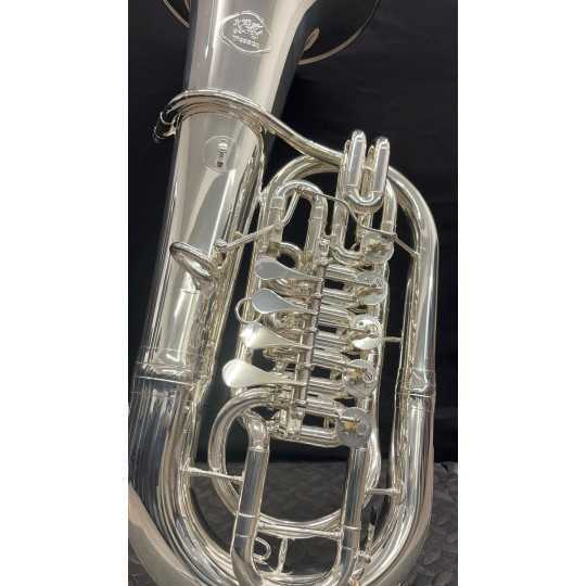 NUEVO Bombardino Sib Octavia Wessex ER700HP 4 + 1 cilindros plateado