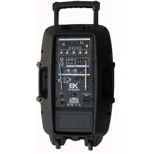 Columna Activa Ek 14" 320W 2 Micros Inhalámbricos