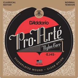 Juego cuerdas guitarra clásica D'Addario ProArté normal tension ej-45