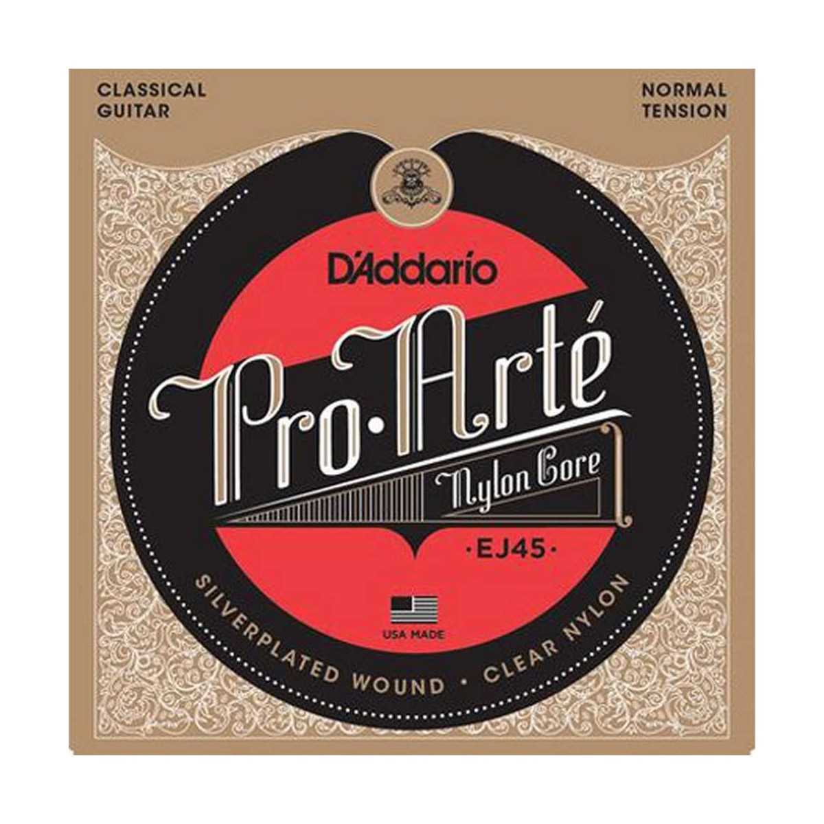 Juego cuerdas guitarra clásica D'Addario ProArté normal tension ej-45