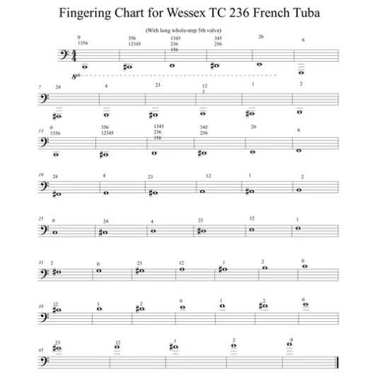Tuba en Do Francesa Wessex TC236P