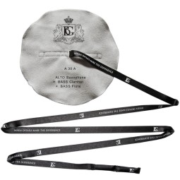 Limpiador clarinete bajo/flauta baja/saxo alto microfibra seda BG A30A