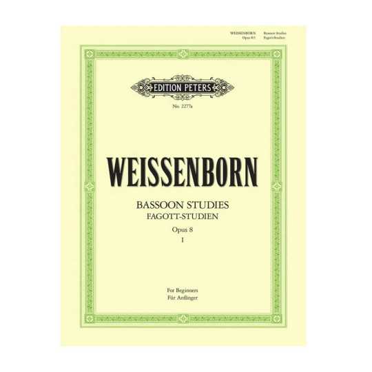 Weissenborn: Bassoon studies Op. 8 Vol. I