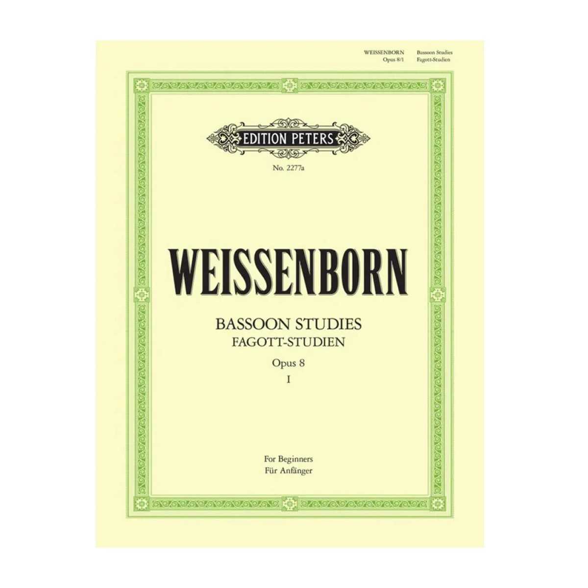 Weissenborn: Bassoon studies Op. 8 Vol. I