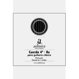 Cuerda guitarra 4ª RE admira clásica