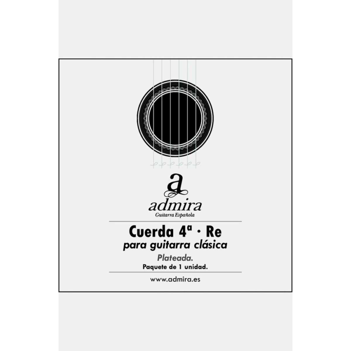 Cuerda guitarra 4ª re admira clásica