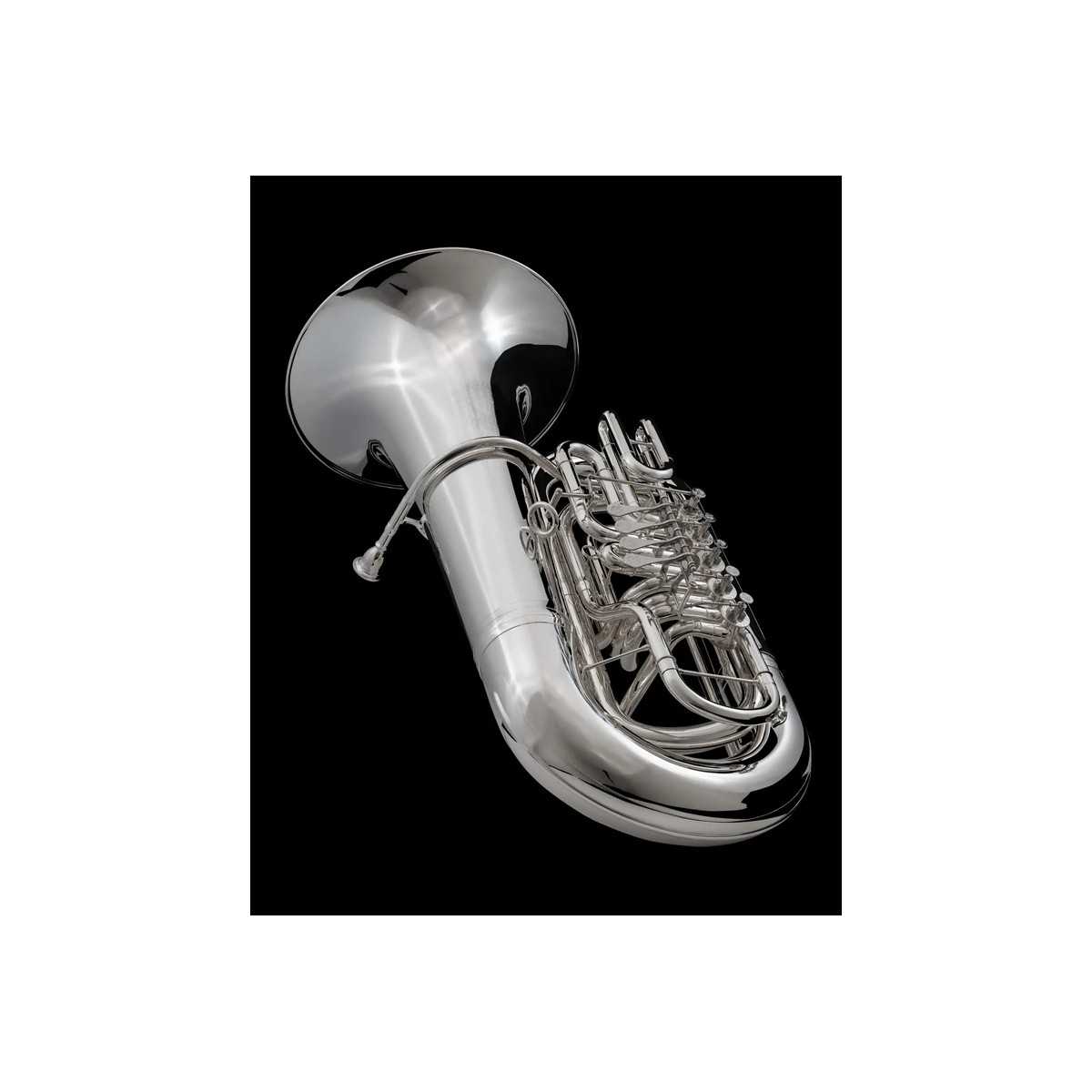 Tuba en Do Wessex Anton plateada 5 cilindros TC491s