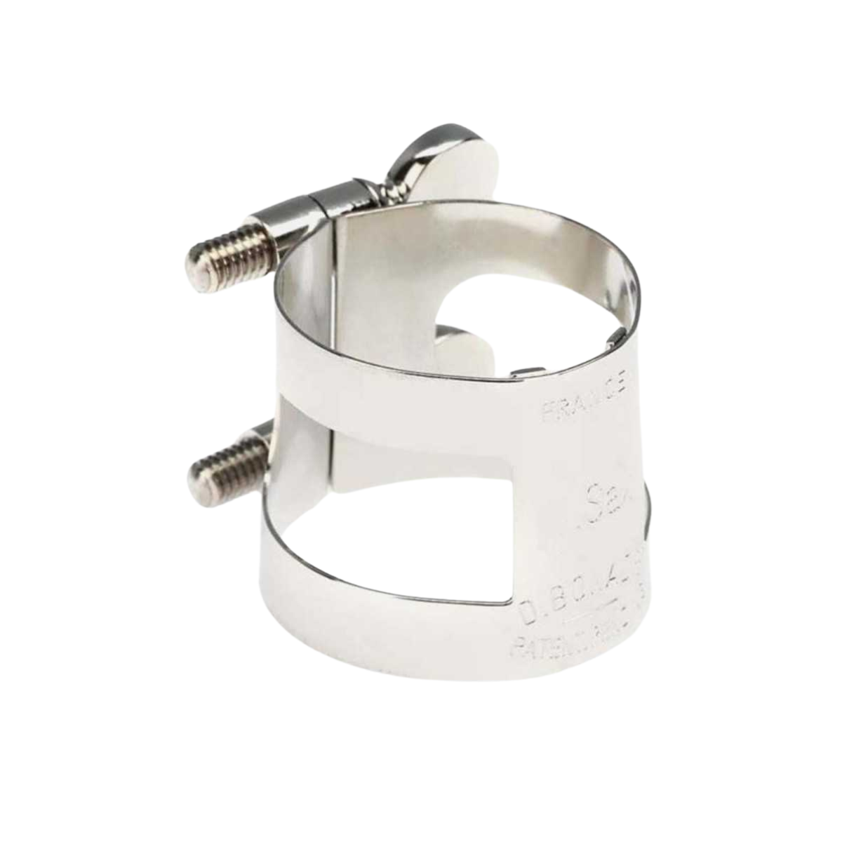 Abrazadera saxo alto Bonade invertida plata