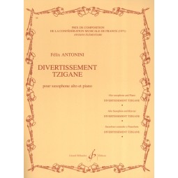 Divertimento gitano, saxo alto y piano - F. Antonini