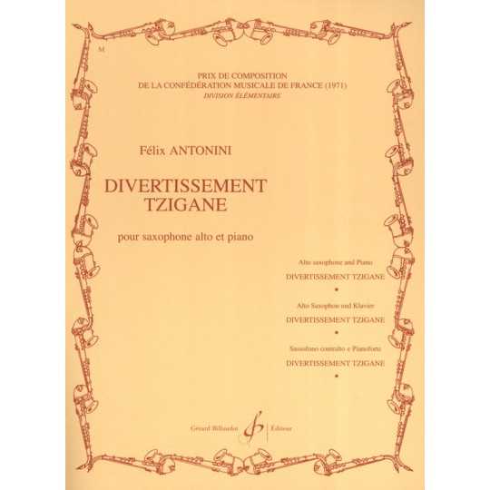 Divertimento gitano, saxo alto y piano - F. Antonini