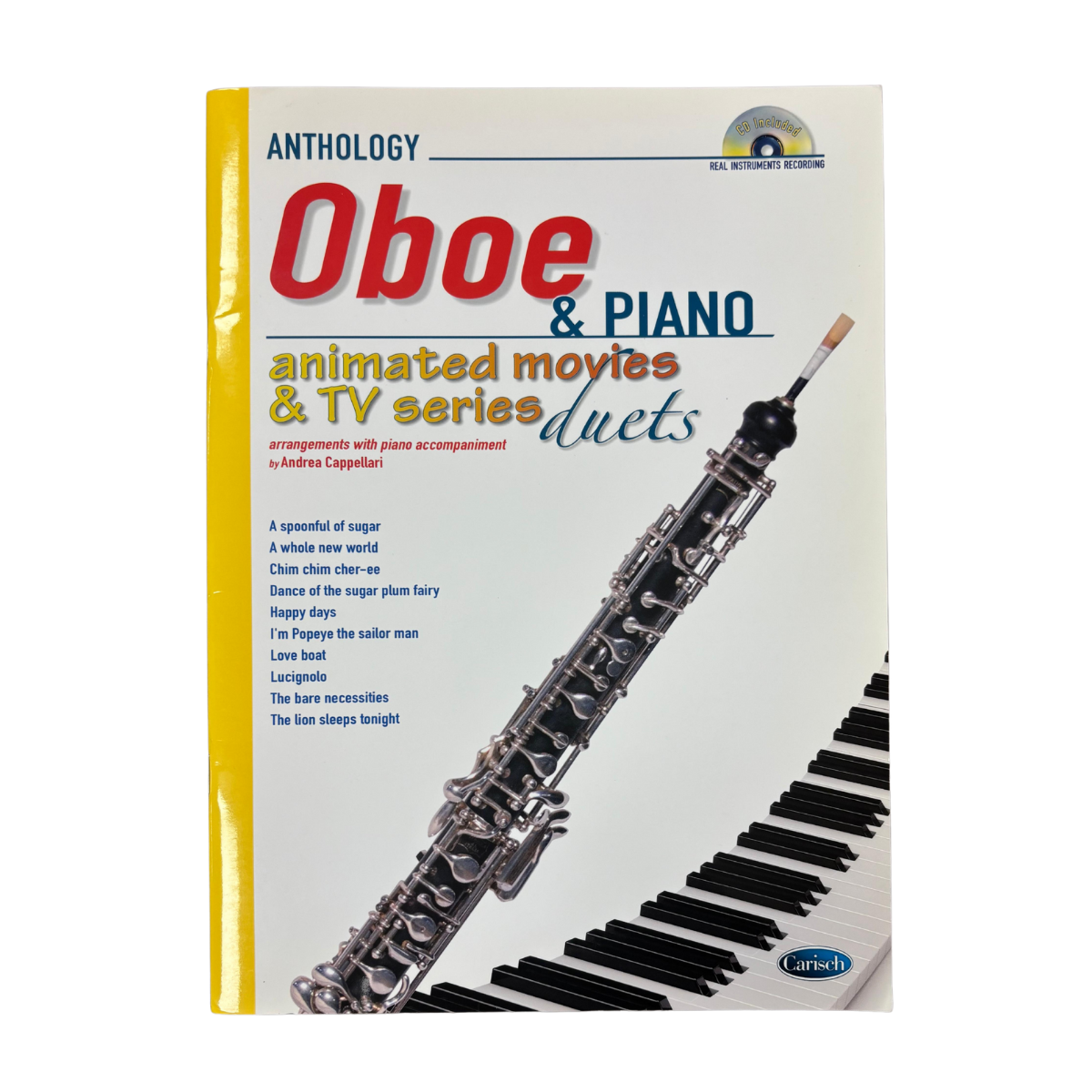 Anthology Oboe animated movies & Tv Series + Cd - Cappellari, Andrea