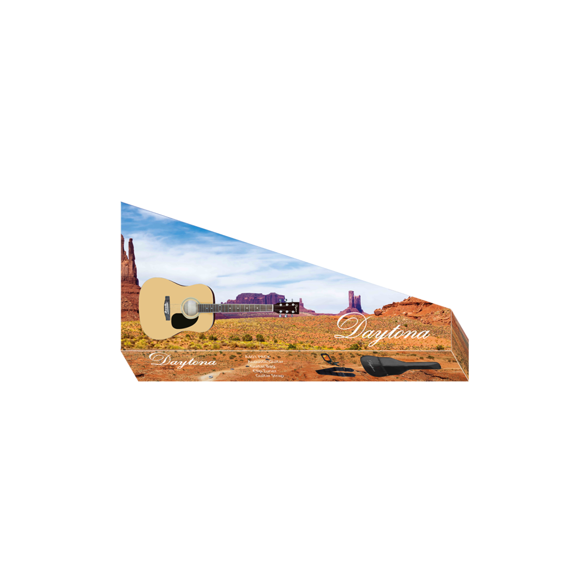 Pack guitarra acústica Daytona electrificada Dreadnought - A411