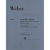 Concertino Op. 26 para clarinete y orquesta/ Red. piano Urtext (Verlag) - WEBER