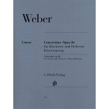 Concertino Op. 26 para clarinete y orquesta/ Red. piano Urtext (Verlag) - WEBER
