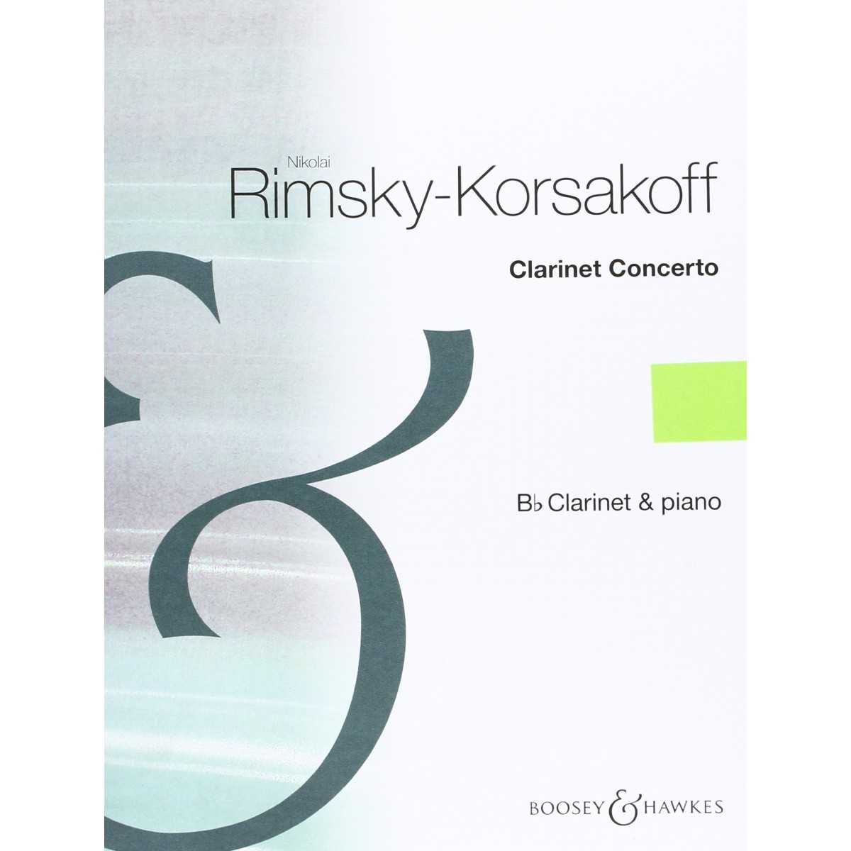 Concierto para clarinete/Red. Piano - Rimsky Korsakoff (Boosey & Hawkes)