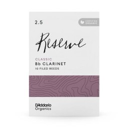 Caña clarinete D'Addario reserve classic 2,5 organic