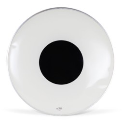 Parche 15" Ut blanco centro-negro