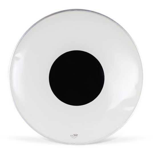 Parche 15" Ut blanco centro-negro