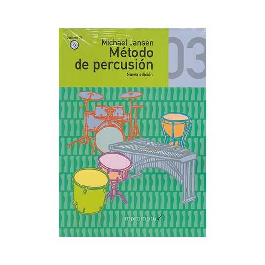 Método de percusión Vol. 3/Audio online - Michael Jansen