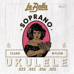 Juego Cuerdas Ukelele Soprano Y Concierto Nailon La Bella