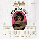Juego Cuerdas Ukelele Soprano Y Concierto Nailon La Bella