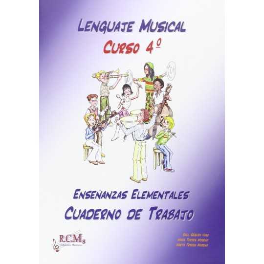 Lenguaje musical enseñanzas elementales 4 cuaderno de trabajo, de Raul Segura y RCM Ediciones Musicales