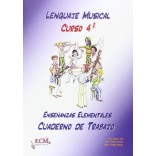 Lenguaje musical enseñanzas elementales 4 cuaderno de trabajo, de Raul Segura y RCM Ediciones Musicales