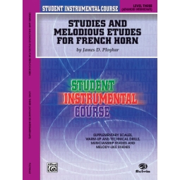 Studies & Melodious Horn Level three Ed. Belwin Mills
