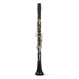 Clarinete La Backun Serie Q granadillo 18 llaves plata y pilares oro