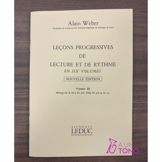 Lecciones Progresive Lectura Ritmo Vol.3