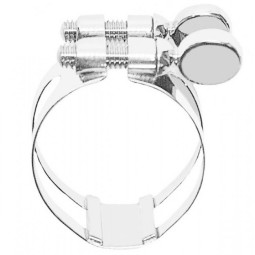 Abrazadera clarinete Bonade invertida niquelada