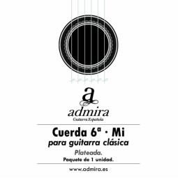Cuerda guitarra 6ª mi admira clásica