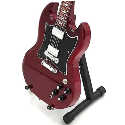 Mini guitarra de colección - AC/DC - Angus Young (roja)