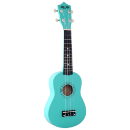 Ukelele soprano azul turquesa ma kai + funda, púa y cuerda recambio